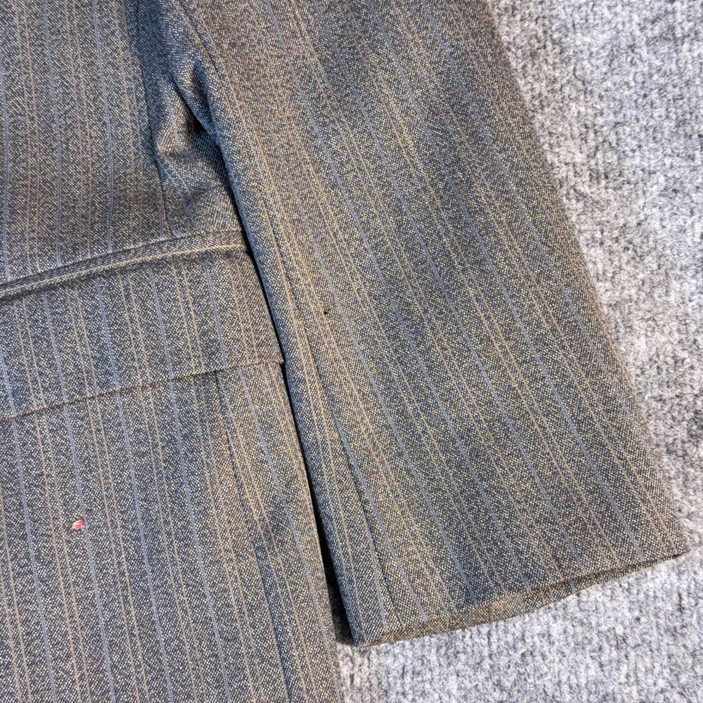 Christian Dior Monsieur Brown Pinstripe Blazer Vintage 2-Button Sport Coat - Picture 3 of 14